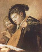 Frans Hals Two Singing Boys USA oil painting artist
